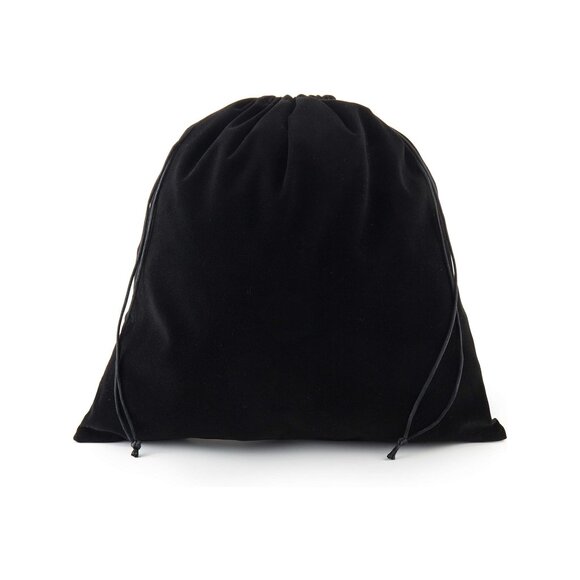 Set of 2 Large Velvet Drawstring Bags Pouch 14"X14" - Picture 2 of 4